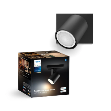 Spot aplicat Philips Hue Extensie Runner Black BT 4.2W 400lm White Ambiance