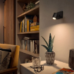 Spot aplicat Philips Hue Extensie Runner Black BT 4.2W 400lm White Ambiance