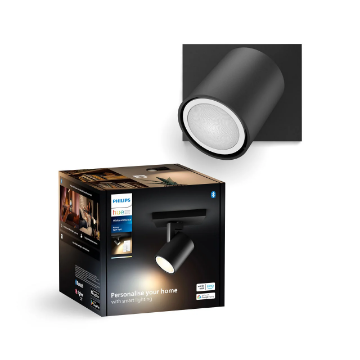 Spot aplicat Philips Hue Runner Black BT 4.2W 400lm White Ambiance