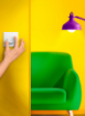 Intrerupator inteligent alb WiZ Connected One Tap Wireless