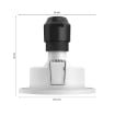 Spot LED inteligent baie Philips Hue Xamento Chrome 4.2W 400lm White and Color Ambiance BT Zigbee WiFi