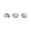 Set 3 spoturi LED inteligente baie Philips Hue Xamento Chrome 3x4.2W 1200lm White and Color Ambiance WiFi BT Zigbee