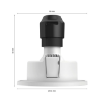 Set 3 spoturi LED inteligente baie Philips Hue Xamento Chrome 3x4.2W 1200lm White and Color Ambiance WiFi BT Zigbee