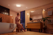 Set 3 spoturi LED inteligente baie Philips Hue Xamento Chrome 3x4.2W 1200lm White and Color Ambiance WiFi BT Zigbee