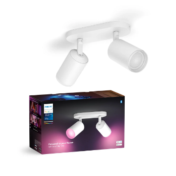 Spot Philips Hue Fugato White BT 2x4.2W 800lm White and Color Ambiance