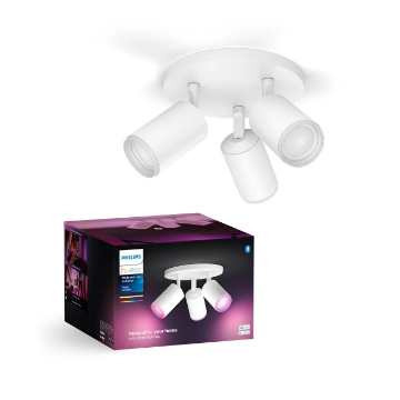 Spot Philips Hue Fugato White BT 3x4.2W 1200lm White and Color Ambiance