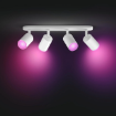 Spot Philips Hue Fugato White BT 4x4.2W 1600lm White and Color Ambiance
