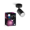 Spot Philips Hue Fugato Black BT 4.2W 400lm White and Color Ambiance
