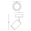 Spot Philips Hue Fugato Black BT 4.2W 400lm White and Color Ambiance