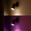 Spot Philips Hue Fugato Black BT 4.2W 400lm White and Color Ambiance