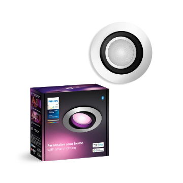 Spot incastrat Philips Hue Centura Aluminium RD BT 4.2W 400lm White and Color Ambiance