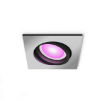Spot incastrat Philips Hue Centura Aluminium SQ BT 4.2W 400lm White and Color Ambiance