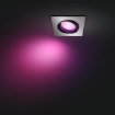 Spot incastrat Philips Hue Centura Aluminium SQ BT 4.2W 400lm White and Color Ambiance