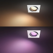 Spot incastrat Philips Hue Centura White SQ BT 4.2W 400lm White and Color Ambiance