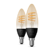 Set 2 becuri LED Philips Hue Vintage BT 4.6W E14 350lm White Ambiance