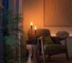 Set 2 becuri LED Philips Hue Vintage BT 4.6W E14 350lm White Ambiance
