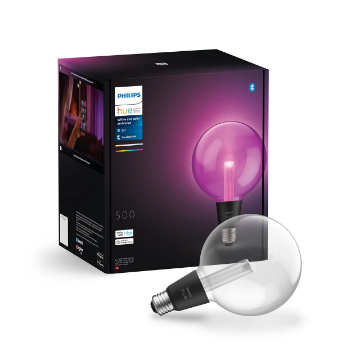Bec LED Philips Hue LG G125 BT E27 6.8W 500lm White and Color Ambiance
