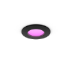 Plafoniera inteligenta LED smart Philips Hue Slim S Black 8.3W 1000lm White and Color Ambiance WiFi BT Zigbee
