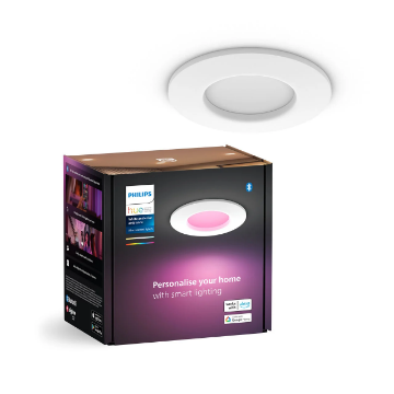 Plafoniera LED smart Philips Hue Slim S White BT 8.3W 1000lm White and Color Ambiance WiFi BT Zigbee