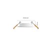 Plafoniera LED smart Philips Hue Slim S White BT 8.3W 1000lm White and Color Ambiance WiFi BT Zigbee