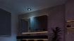 Plafoniera LED smart Philips Hue Sim L Black 12W 1500lm White and Color Ambiance BT Zigbee WiFi