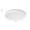 Plafoniera LED smart Philips Hue Datura RD XL White 67W 5390lm White and Color Ambiance BT Zigbee WiFi