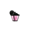 Aplica LED inteligenta exterior WiZ Connected Classic Black 9.5W 600lm RGBW Wifi