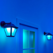 Aplica LED inteligenta exterior WiZ Connected Classic Black 9.5W 600lm RGBW Wifi
