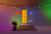 Aplica LED inteligenta exterior WiZ Connected Classic Black 9.5W 600lm RGBW Wifi