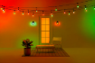 Aplica LED inteligenta exterior WiZ Connected Classic Black 9.5W 600lm RGBW Wifi