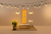 Aplica LED inteligenta exterior WiZ Connected Classic Black 9.5W 600lm RGBW Wifi