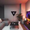 Kit extindere 3 panouri LED RGBCW inteligent Nanoleaf Shapes Black Hexagons