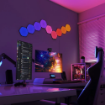 Kit extindere 3 panouri LED RGBCW inteligent Nanoleaf Shapes Black Hexagons