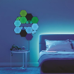 Kit extindere 10 panouri LED RGBCW inteligente Nanoleaf Shapes Black Mini Triangles