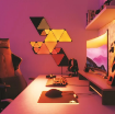 Kit extindere 10 panouri LED RGBCW inteligente Nanoleaf Shapes Black Mini Triangles