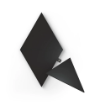 Kit extindere 3 panouri LED RGBCW inteligente Nanoleaf Shapes Black Triangles