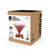Lampa inteligenta Nanoleaf Smarter IQ Umbra Cono Orange LED RGBW 130LM 2.4W 5V WiFi Bluetooth reincarcabila portabila