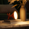 Lampa inteligenta Nanoleaf Smarter IQ Umbra Cono Orange LED RGBW 130LM 2.4W 5V WiFi Bluetooth reincarcabila portabila
