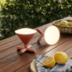Lampa inteligenta Nanoleaf Smarter IQ Umbra Cono Orange LED RGBW 130LM 2.4W 5V WiFi Bluetooth reincarcabila portabila