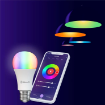 Bec inteligent Tellur E27 lumina reglabila White and Color Ambiance  220-240V 9W 820lm WiFi 