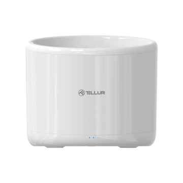 Dispenser inteligent apa animale Tellur alb capacitate 2L WiFi