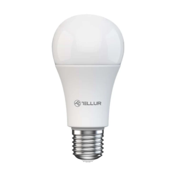 Bec inteligent E27 Tellur lumina alba rece cald dimmer 9W 820lm WiFi 