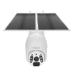 Camera solara inteligenta Tellur alb rezolutie UltraHD panou solar 20W Wifi