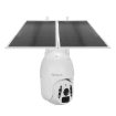 Camera solara inteligenta Tellur alb rezolutie UltraHD panou solar 20W Wifi