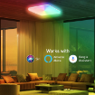 Plafoniera inteligenta LED Tellur patrata alb RGB AC 220V-240V 50Hz 24W 3000-6500K 2400lm Wifi