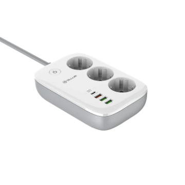 Prelungitor inteligent Tellur 3 prize 2xUSB AC100-240V~50/60Hz 10A 2500W Wifi