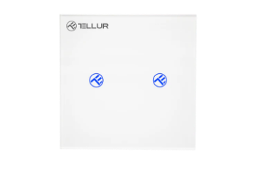 Intrerupator inteligent Tellur SS2N 2 porturi 1800W AC 100-240V 10A Wifi