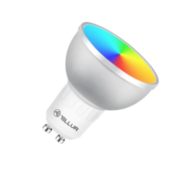 Bec inteligent LED Tellur GU10 RGB 220-240V 5W 460lm Wifi