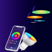 Bec inteligent LED Tellur GU10 RGB 220-240V 5W 460lm Wifi