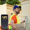 Videointerfon inteligent Tellur gri functie deschidere sonerie interior rezolutie 1080P IP54 Wifi
